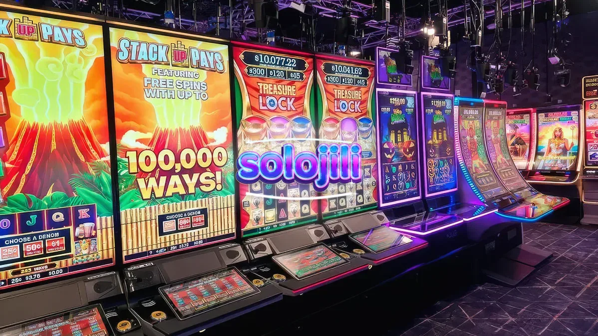 Isang digital interface na nagpapakita ng live-streamed slot machine gameplay sa isang mobile device.